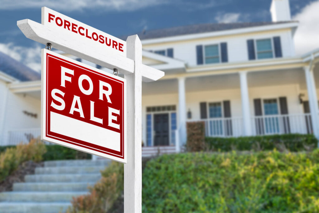 Home under foreclosure
